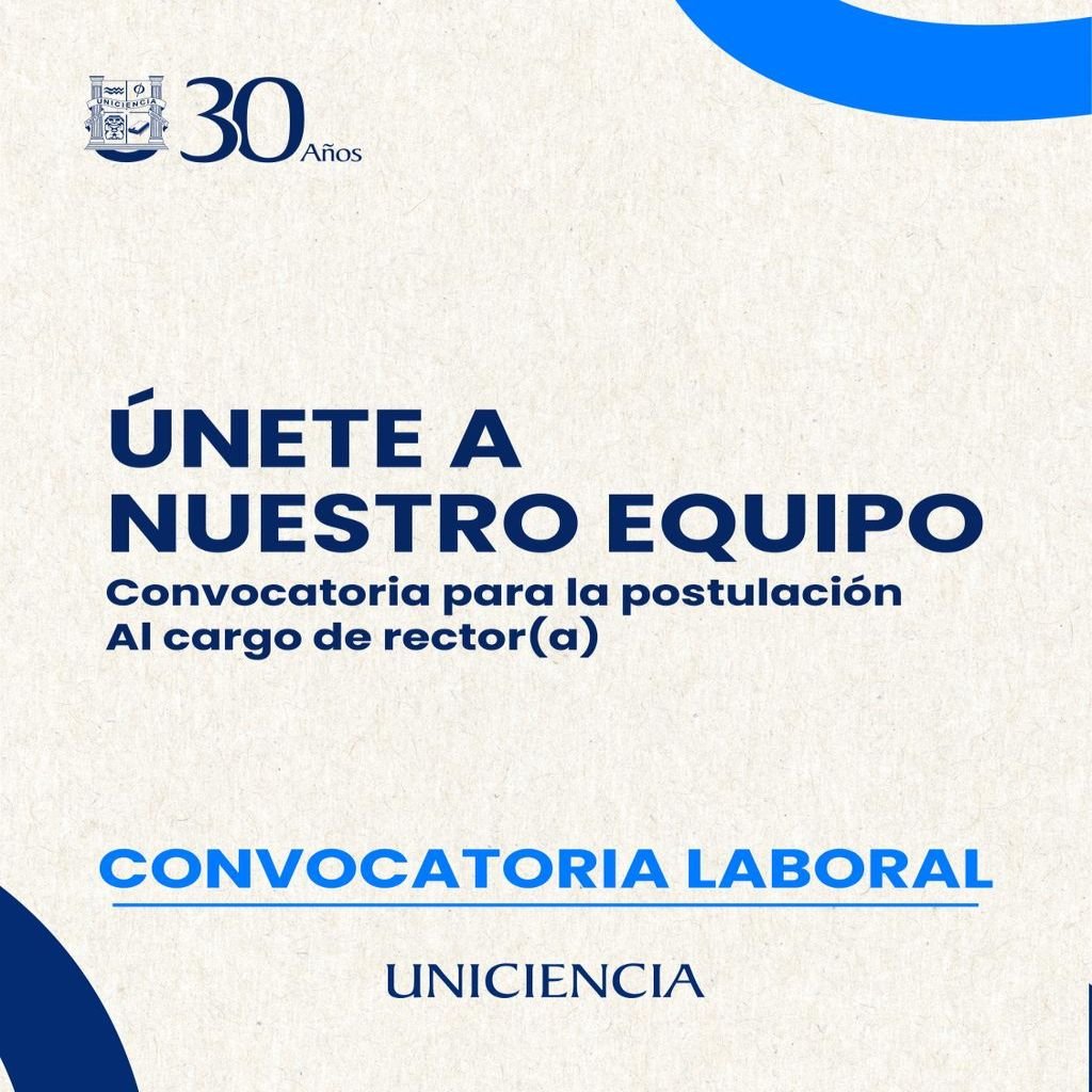 Convocatoria - postulación al cargo de rector(a)- Agosto 2026
