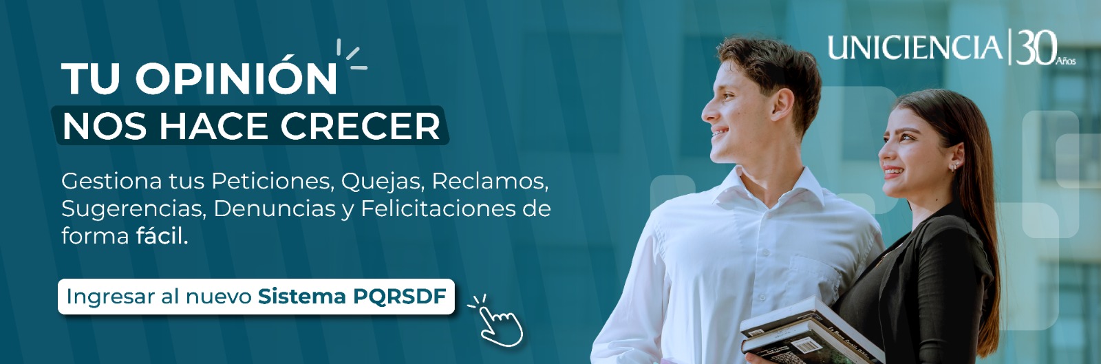 Nuevo sistema de PQRSDF - UNICIENCIA