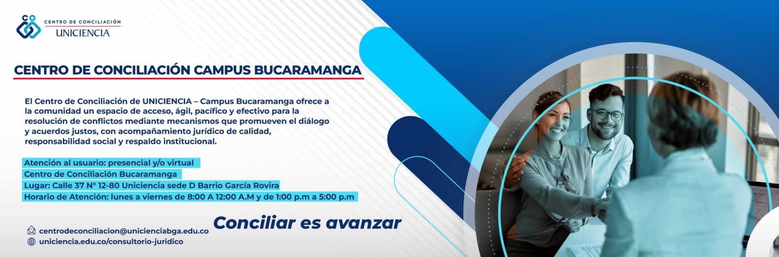 Centro de Conciliación Campus Bucaramanga | UNICIENCIA