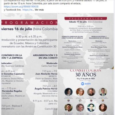 Conversatorio “Con las Américas Constitución 30 años