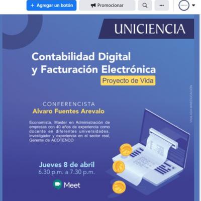 Conferencia - Contabilidad Digital y Facturación Electrónica Proyecto de Vida